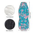 thumbnail image 6 of POLERO Cherry Blossom Blue Vehicle Seat Covers for Women, Pack of 2 Front Seat Cover Breathable Elastic Front Car Seat Protectors, 6 of 7
