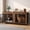 Rust Brown, variant on EDX 54" Double Dog Crate Furniture for 2 Dogs,Heavy Duty Dog Kennel Furniture with Divider,Indoor Pet House End Table TV Stand with Extra Large Double Door,Rust