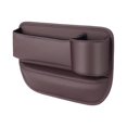 thumbnail image 2 of Organizador de asientos para coche, bolsillos de almacenamiento para teléfonos Lado del pasajero marrón, 2 of 8