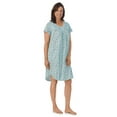 thumbnail image 6 of Aria 100% Cotton Short Sleeve Scoop Neck Nightgown with Pockets, Women’s sizes S-5X, 6 of 6
