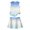 Sky Blue, variant on Grblisyd Girls 2 Piece Outfits 10-12 Years Gradient Sleeveless Tank Tops and Athletic Uniform Skirt Sets