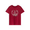 thumbnail image 1 of Camiseta de mujer Camiseta básica Camiseta de cuello redondo de moda femenina para caminar y desplazarse SG, 1 of 7