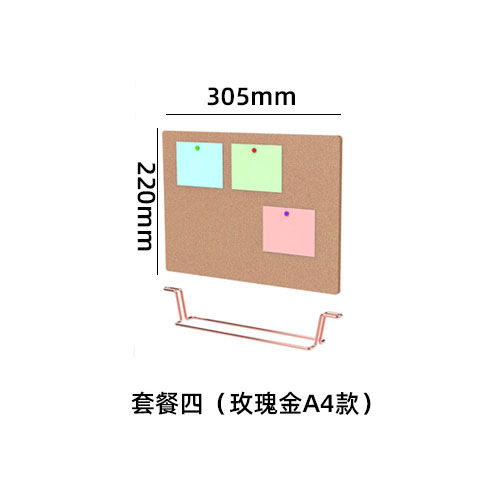 1 Set of Office Bulletin Board Reusable Frame Board Small Message Board