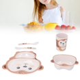 thumbnail image 4 of Juego de Platos para Niños Juego de Vajilla para Niños Platos para Niños Juego de Vajilla con Plato de Comida de Mono de Estilo de Dibujos Animados ANGGREK Otros, 4 of 8