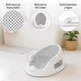 thumbnail image 3 of Bebbly Soporte para Bañera de Bebé Antideslizante con Base Ergonómica Reclinada para Recién Nacido y Hasta Los 6 meses, Ideal para Baño Seguro y Cómodo en Lavabo o Tina 33x55x22 cm (Gris), 3 of 7