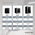 thumbnail image 5 of Cava Enfriador De Vino 12 Botellas 33L Acero Inoxidable Temperatura Regulable Voltio negro, 5 of 5