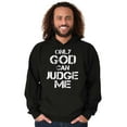 thumbnail image 3 of Only God Can Judge Me Christian Hoodie Sweatshirt Women Men Brisco Brands S, 3 of 6