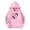 Pink, variant on WhouRiu Toddler Girl Pullover Hoodie and Sweatshirt with Football Print Long Sleeve Athletic Outerwear Hoodie Black,Sizes 3-4