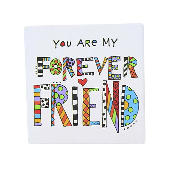 Tabletop Cuppa Doodles Friend Coaster Stoneware Our Name Is Mud 6012596