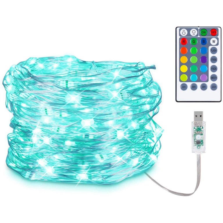 Multi-Colored String Lights,66Ft 200LEDs Color Changing Outdoor