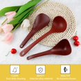 thumbnail image 6 of ABCISI Rice Paddle Spoon Set, Nonstick PPS Rice Scooper, Soup Ladle and Porridge Spoon for Rice, Soup, Potatoes and Everyday Cooking, Red 3 Pcs, 6 of 6