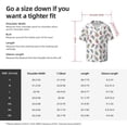 thumbnail image 7 of Vsdgher Milk Tea Print Men's Wrinkle Free Untucked Cuban Shirt Business Casual Button Down Shirts Short Sleeve Shirt, 7 of 7