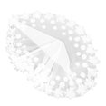 thumbnail image 4 of Tocados de novia florales, elegante velo de red blanco hasta los hombros para bodas, adecuado para novias, accesorios para el cabello, 4 of 8