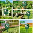 thumbnail image 6 of JahyElec Solar Animal Repeller,2 Pack Ultrasonic Cat Repellent Outdoor with Motion Sensor Waterproof Deer Deterrent with LED Flash Light Deterrent Raccoons Skunks, 6 of 6