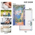 thumbnail image 6 of Yayeee 100% Cotton Hand Towels for Bathroom 16" x 28" Soft Absorbent Kitchen Towel, Blue Window, 6 of 7