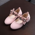 thumbnail image 2 of Penkiiy Toddler Shoes Baby Girls Princess Soft Non-slip Flowers Summer Leather Sandals Toddler Sandals Wonder 2-2.5 Years Pink On Clearance, 2 of 6