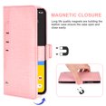 thumbnail image 4 of Compatible avec Google Pixel 4A 5G Étui Portefeuille en Cuir à Rabat Porte-Cartes Support Accessoires pour Cellulaire Porte-Monnaie Fente pour Pièce d'Identité de Crédit Étuis de Téléphone pour Pixel1 Femmes Hommes Rose, 4 of 5
