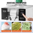 thumbnail image 3 of VEVOR  Commercial Snowflake Ice Machine 397LBS/24H Stainless Steel for Ice Cream, 3 of 9