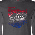 thumbnail image 4 of Inktastic Ohio Word Salad Long Sleeve T-Shirt, 4 of 5