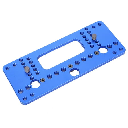 

Fyydes Woodworking Jig Hole Opener Puncher Blue Aluminium Alloy Handle Locator 08610B Type Installation Jig Locator Jig Locator