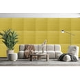 thumbnail image 3 of Dundee Deco 3D Wall Panels - Peel and Stick Wall Sticker, Traditional Faux Brick Yellow Self Adhesive Foam Wall Paneling for Interior Wall Decor, Pack of 5, Covers 28.75 sq. ft., 3 of 5