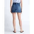 thumbnail image 3 of Scoop Women's Denim Skort, Sizes 0-18, 3 of 5