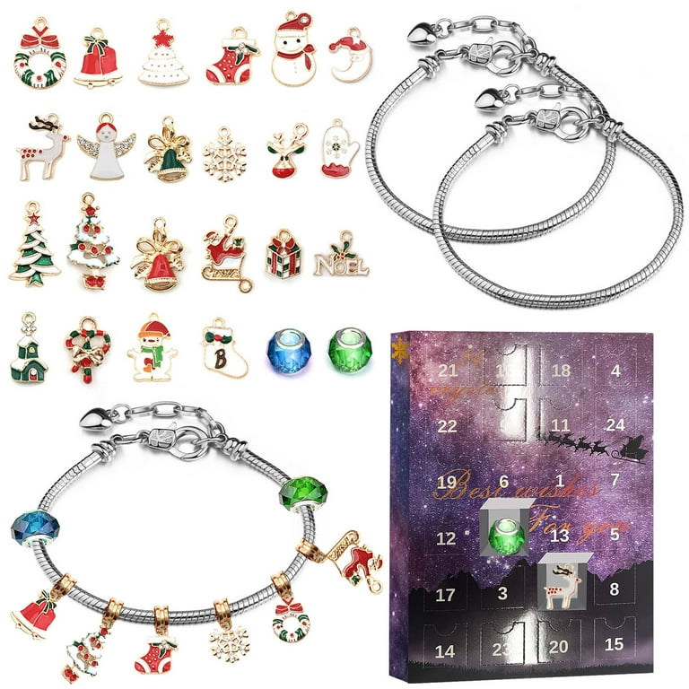 Best Deal for Advent Calendar 2022 Charm Bracelets Making Kits for Girls