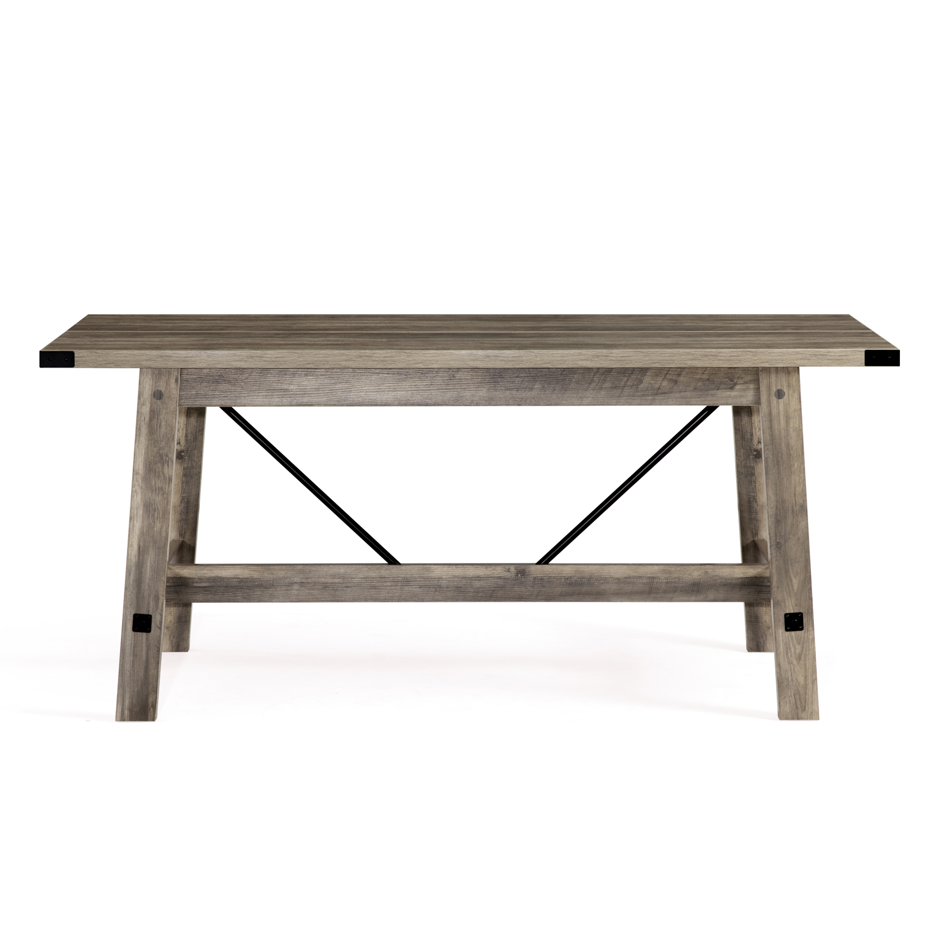 WAMPAT Modern Dining Room Table，67.7 Inch Rectangular Wood Kitchen Table for 6 Person