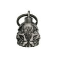 thumbnail image 4 of Motorcycle Biker Bell W/ Motorcycle Bell Hanger, Motorcycle Accessories or Key Chain for Luck, Silver, 4 of 5