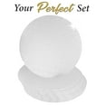 thumbnail image 2 of O'Creme White Wraparound Cake Pastry Round Drum Board 1/4 Inch Thick, 8 Inch Diameter - Pack of 10, 2 of 9