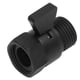 thumbnail image 1 of Agua G1/2 Válvula de Cierre Válvula de Control de Agua de Latón Válvula de Rociado de la Cabeza Negra para el Baño Para El Baño Domémico, 1 of 7