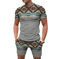 thumbnail image 4 of RWJDXD WUJS Commerce Extérieur Nouvelle Mode Décontractée pour Hommes shorts à Manches Courtes Impression 3D pour Hommes Costume d'Impression Populaire e-commerce LZDXD, 4 of 6