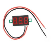 Famelof 0.36 inch DC4-40V Digital Voltmeter Display Volt Meter Gauge Tester (Red)