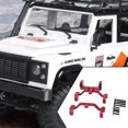 thumbnail image 4 of Ruiboury Aluminum Alloy Increased Strength Steering Servo Support For 1/12 MN D90 OFF-Road Red, 4 of 6