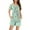 Multicolor, variant on Two Piece Lounge Set for Women Casual Print Summer Short Sleeve Tops and Short Pants Home Clothes