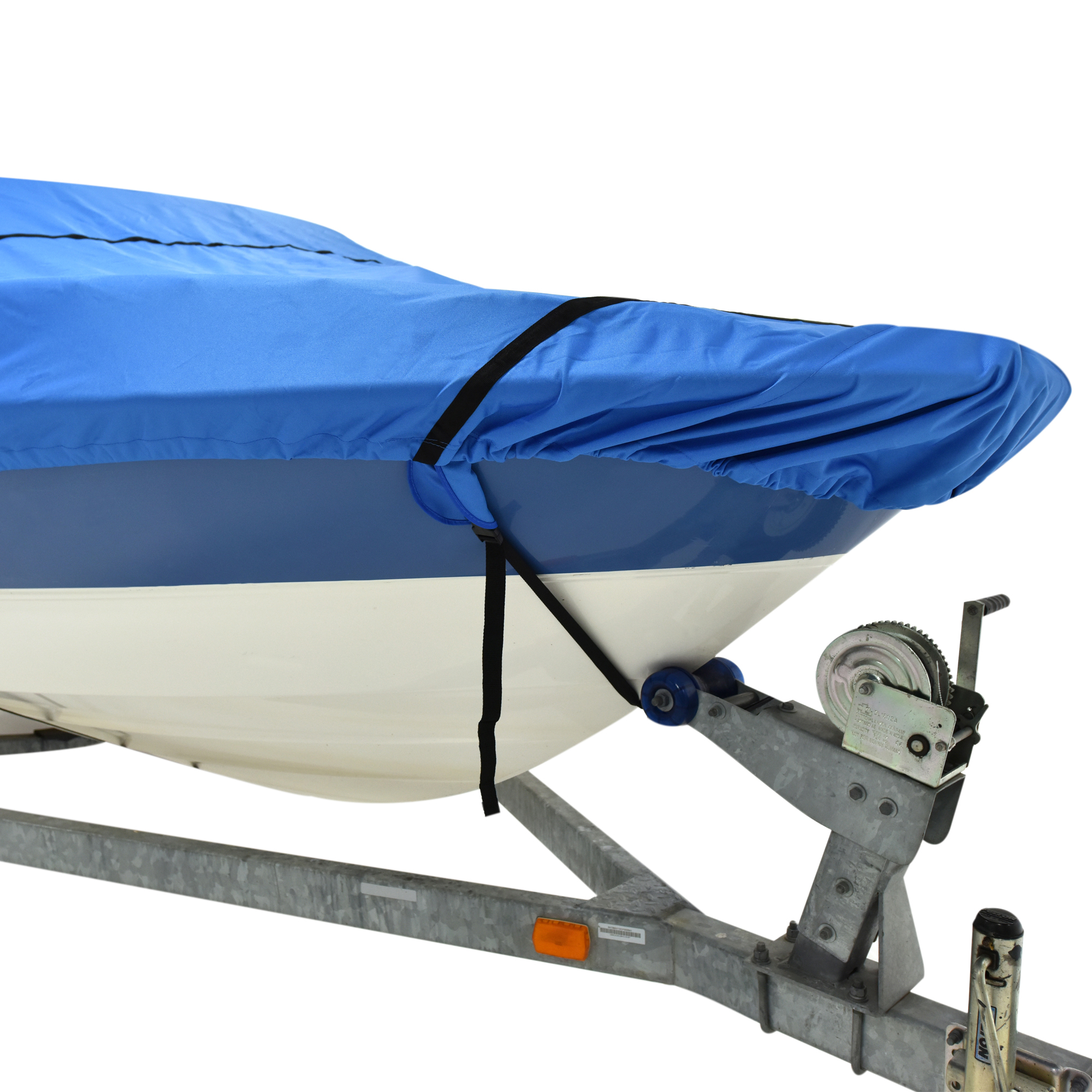 Budge B-1220-X7 1200 Denier Hard/T-Top Boat Cover Blue 22'-24' Long (Beam Width Up to 106") Waterproof, UV Resistant