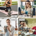 thumbnail image 7 of OBREWU Pioneer Flower Tumbler with Handle and Lid,Pioneer Flower 40oz Double Wall Vacuum Insulated Tumbler,Cups Gift for Women and Men, 7 of 7