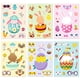 thumbnail image 1 of Huevos de Pascua Decorativos Diy Feliz Conejo de Pascua Pegatinas,Pegatina de Pared de 15x21cm para Vidrio de Azulejos Del Coche de la Habitación de los Niños,Festiva Decoración de Fiesta de Pegatinas, 1 of 8