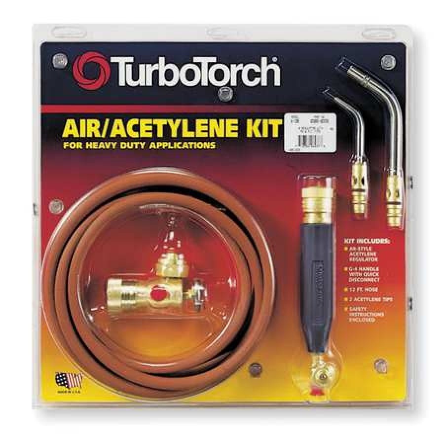 TurboTorch Torch Kit Swirls, Acetylene, X-3B, B Tank - Walmart.com