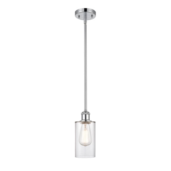 Innovations 516-1S-PC-G802-LED Clymer 1 Light Pendant part of the Ballston Collection, Polished Chrome