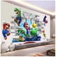 thumbnail image 3 of Papel tapiz de dibujos animados de Super Mario Bros, pegatinas de gamers, decoración de pared de dormitorio de niños, pegatinas de bricolaje, regalo de cumpleaños extraíble, 3 of 4