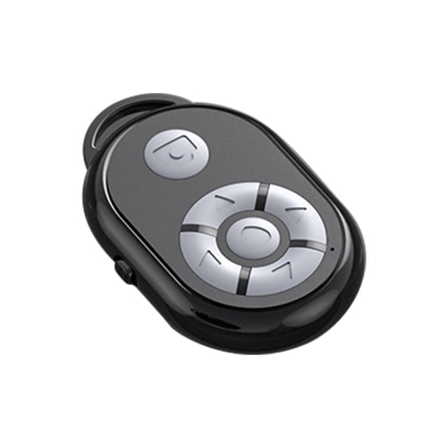Página del teléfono que gira el obturador de la cámara Selfie Controller compatible con Bluetooth (negro) Ehuebsd Para estrenar