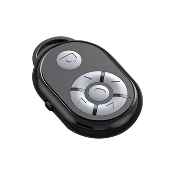 Página del teléfono que gira el obturador de la cámara Selfie Controller compatible con Bluetooth (negro) Ehuebsd Para estrenar