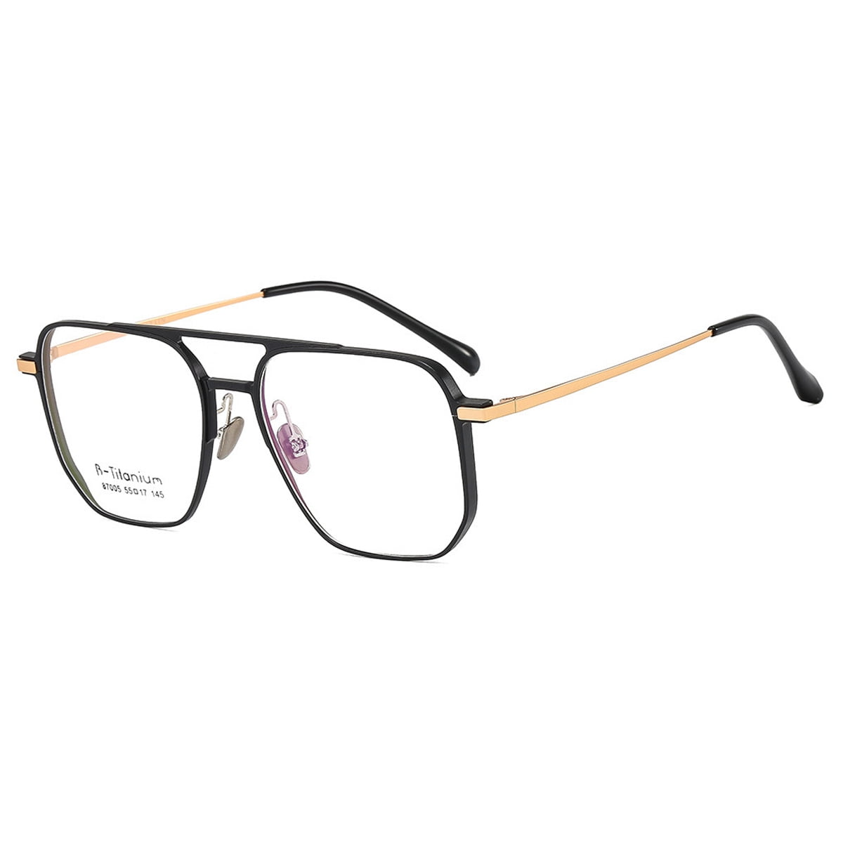 Blue light blocking glasses female/male, fashion retro big frame