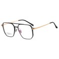 thumbnail image 1 of Gafas de bloqueo de luz azul para mujer/hombre, gafas retro de moda con montura grande, gafas para juegos de ordenador, 1 of 5
