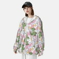 thumbnail image 5 of Balery Lilies Flowers Men's Women's UPF 50+ Sun Protection Lightweight Hoodie Performance Long Sleeve Shirt for Fishing Running-Small, 5 of 9
