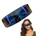 thumbnail image 6 of Futuristic Sunglasses, Decorative UV Protection Glasses, Trendy Rimless Sunglasses for Women Men, Cyber Visor Sunglasses, 6 of 11