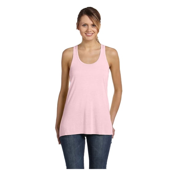 Bella Canvas Women's Merrowed Bottom Racerback Tank Top, Style B8800