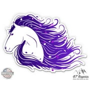 Beautiful Mustang - 3" Vinyl Sticker - For Car Laptop I-Pad Phone Helmet Hard Hat - Waterproof Decal