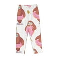 thumbnail image 4 of Balery Sloth with Donuts1 print Women's Pajama Pants,Ultra Lightweight Pjs,Lounge Pant-X-Large, 4 of 9